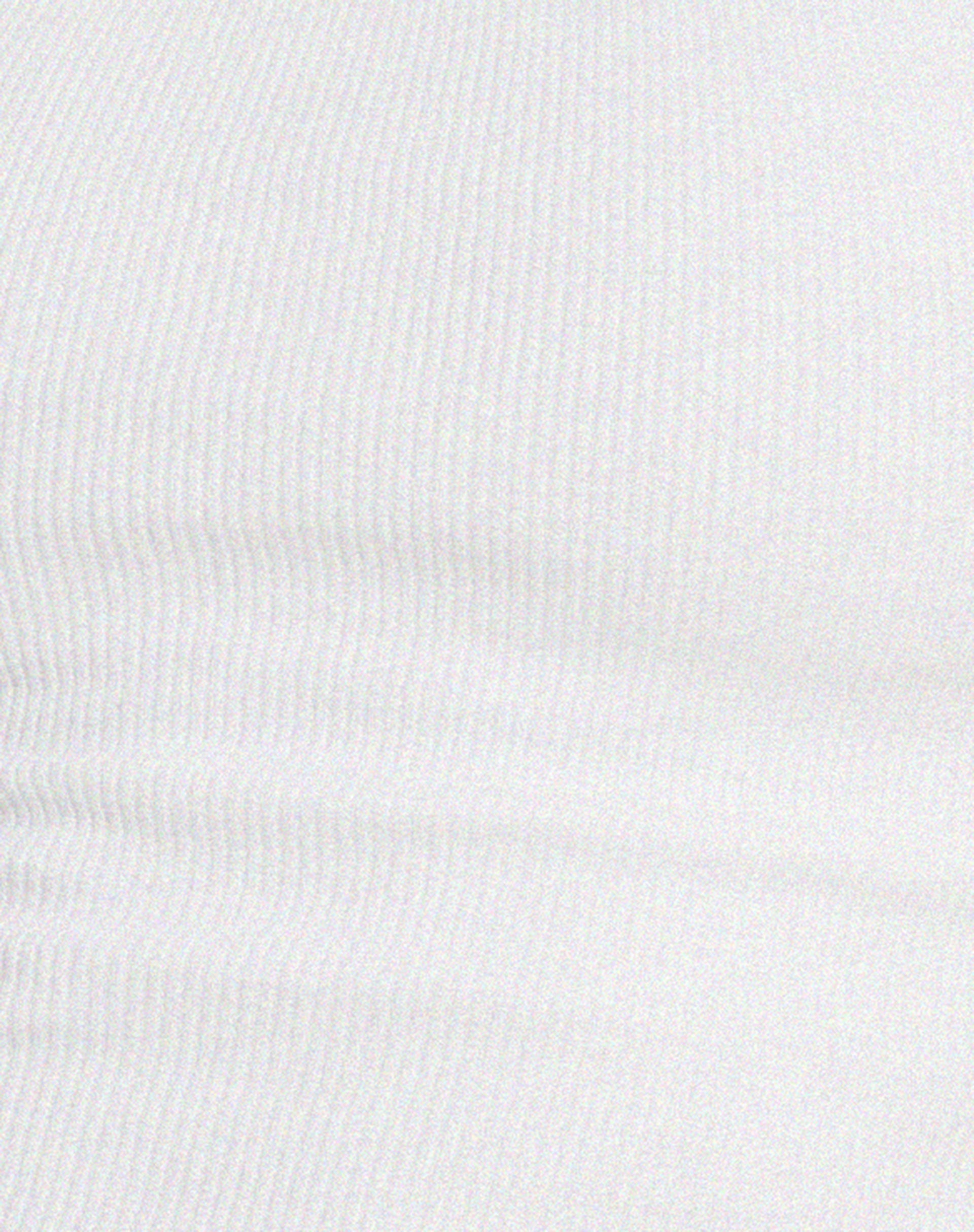 Aus Ribbed Vest Top in White