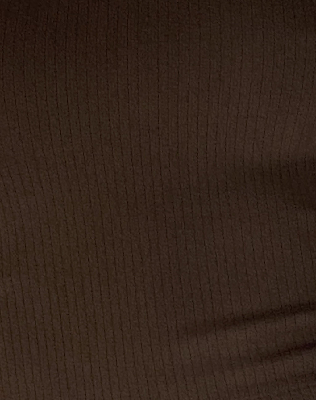Beri Ribbed Halterneck Top in Brown