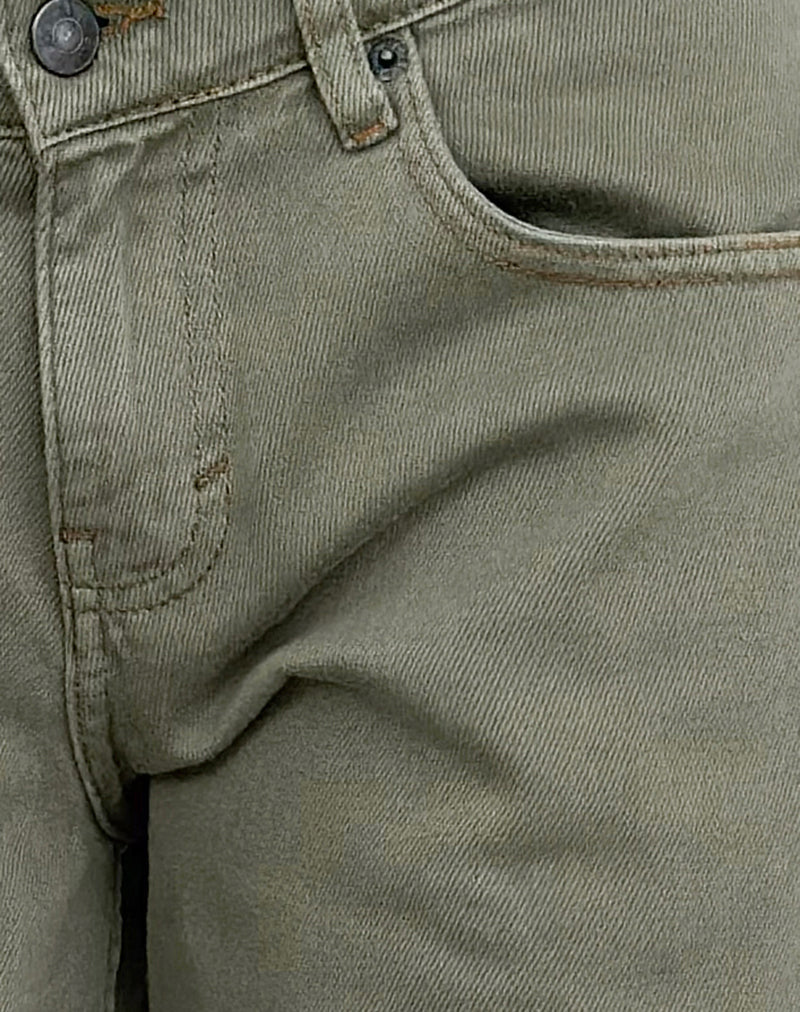 Low Rise Roomy Jeans in Fern Green