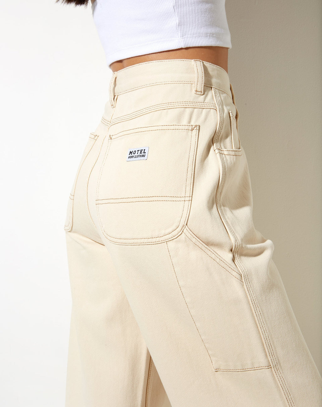 Carpenter Jeans in Ecru