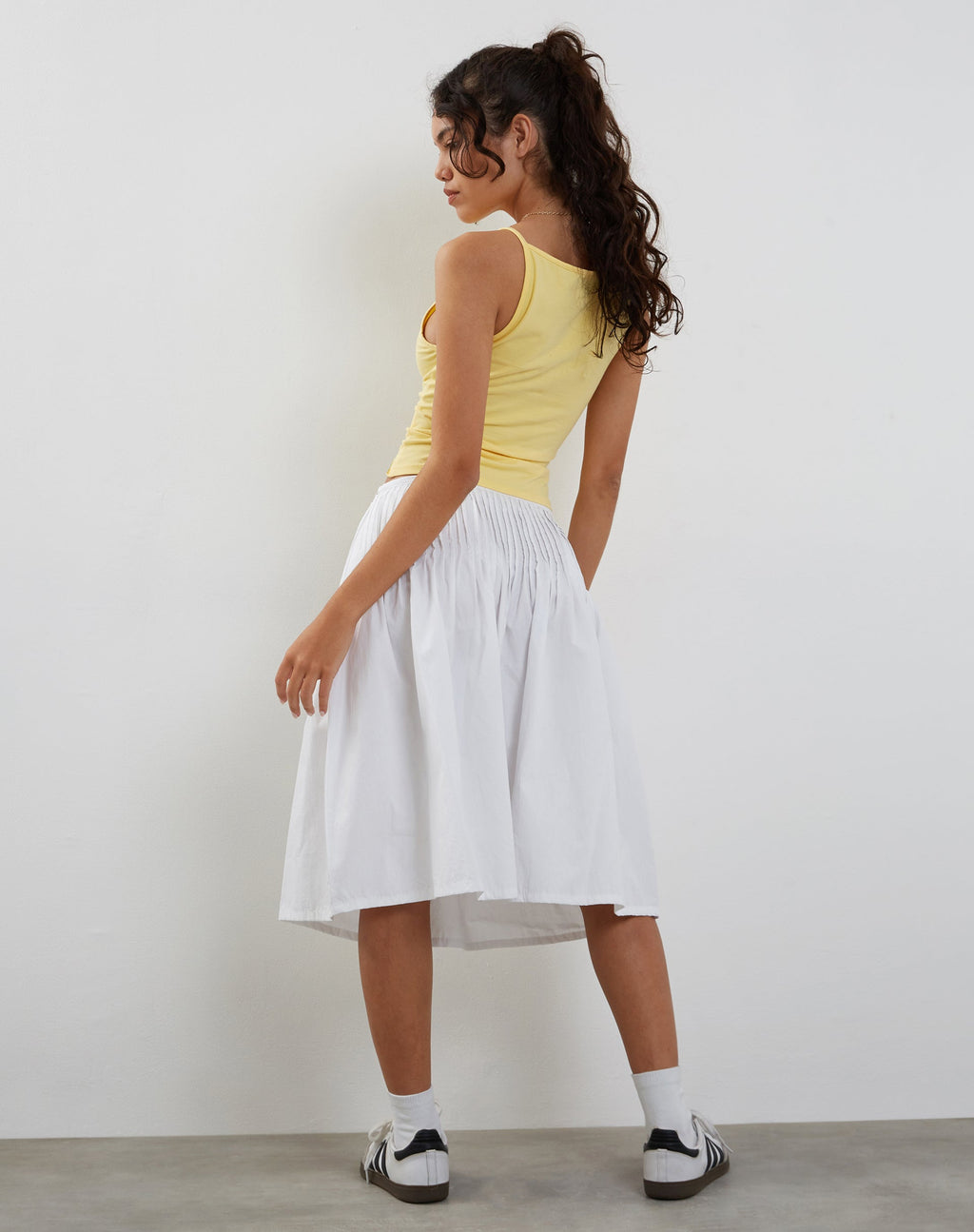 Dudley Vest Top in Lemonade