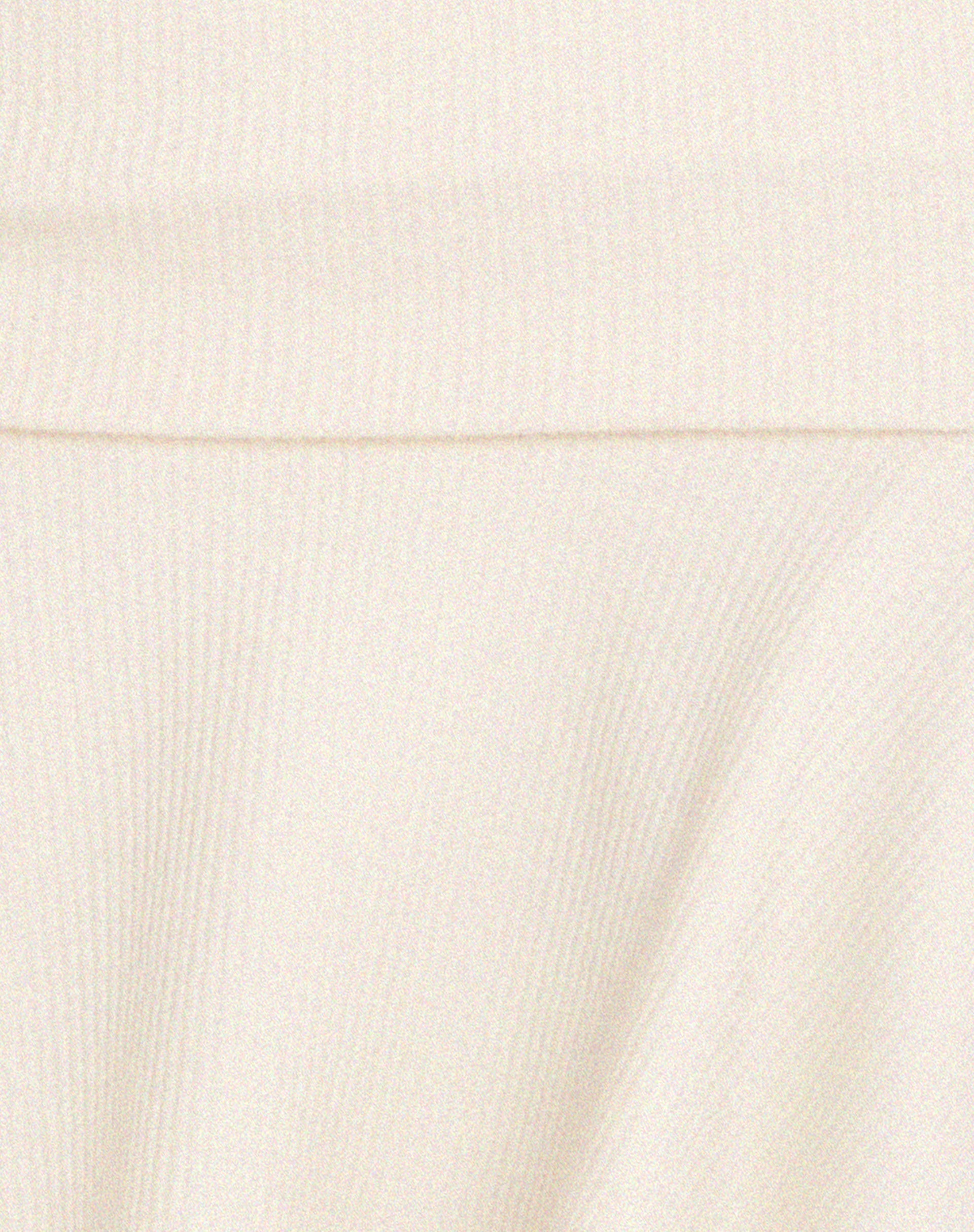 Orla Micro Mini Rib Skirt in Ivory
