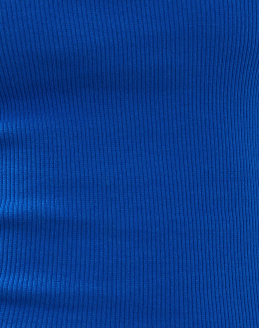 Gelsho Ribbed Open Back Tank Top in Cobalt