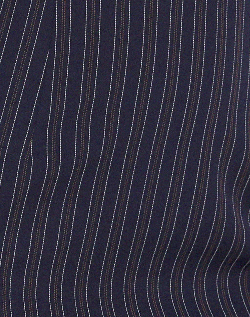 Hadavi Mini Halterneck Dress in Navy Pinstripe