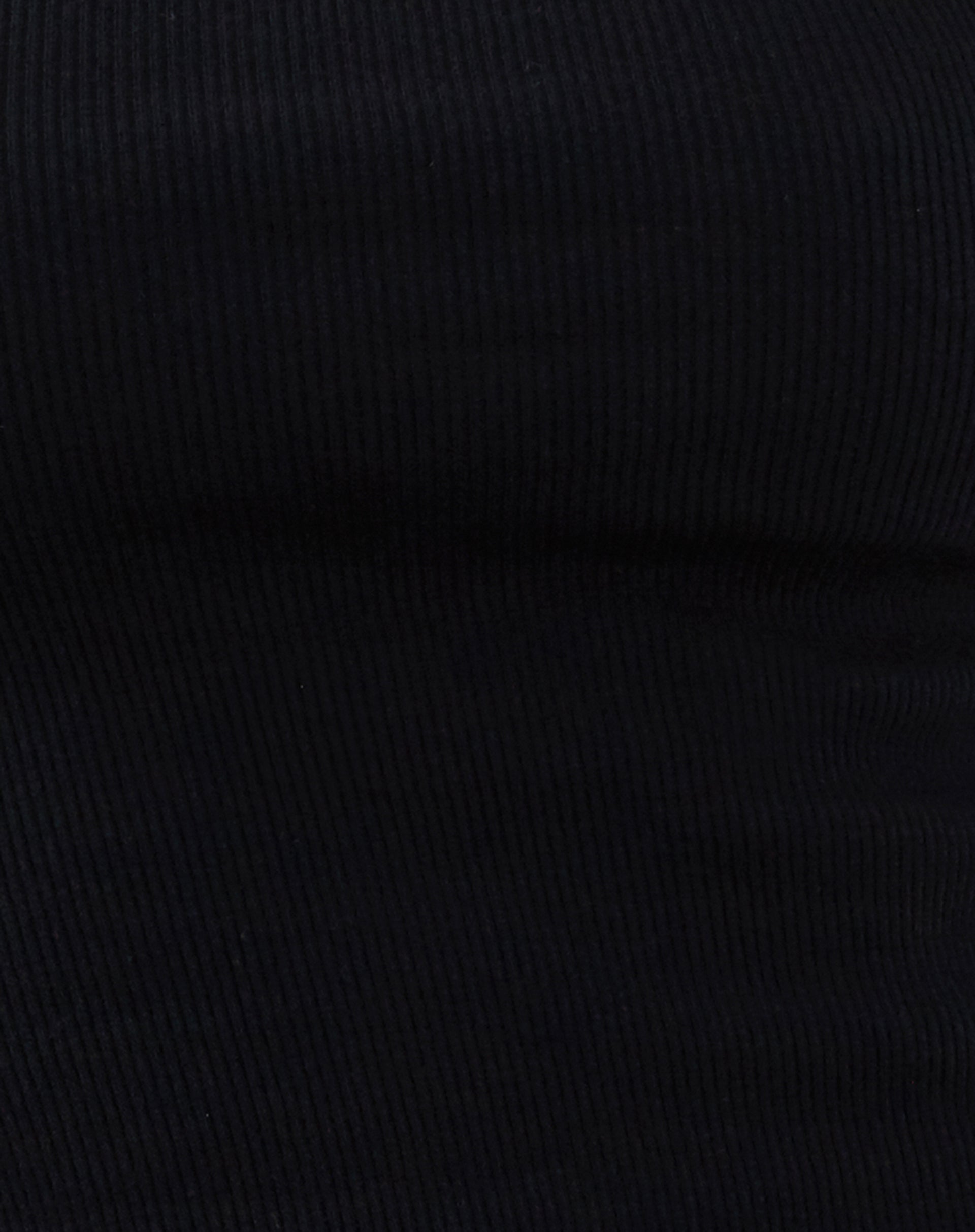 Icah Ribbed Vest Top in Black with Red Binding