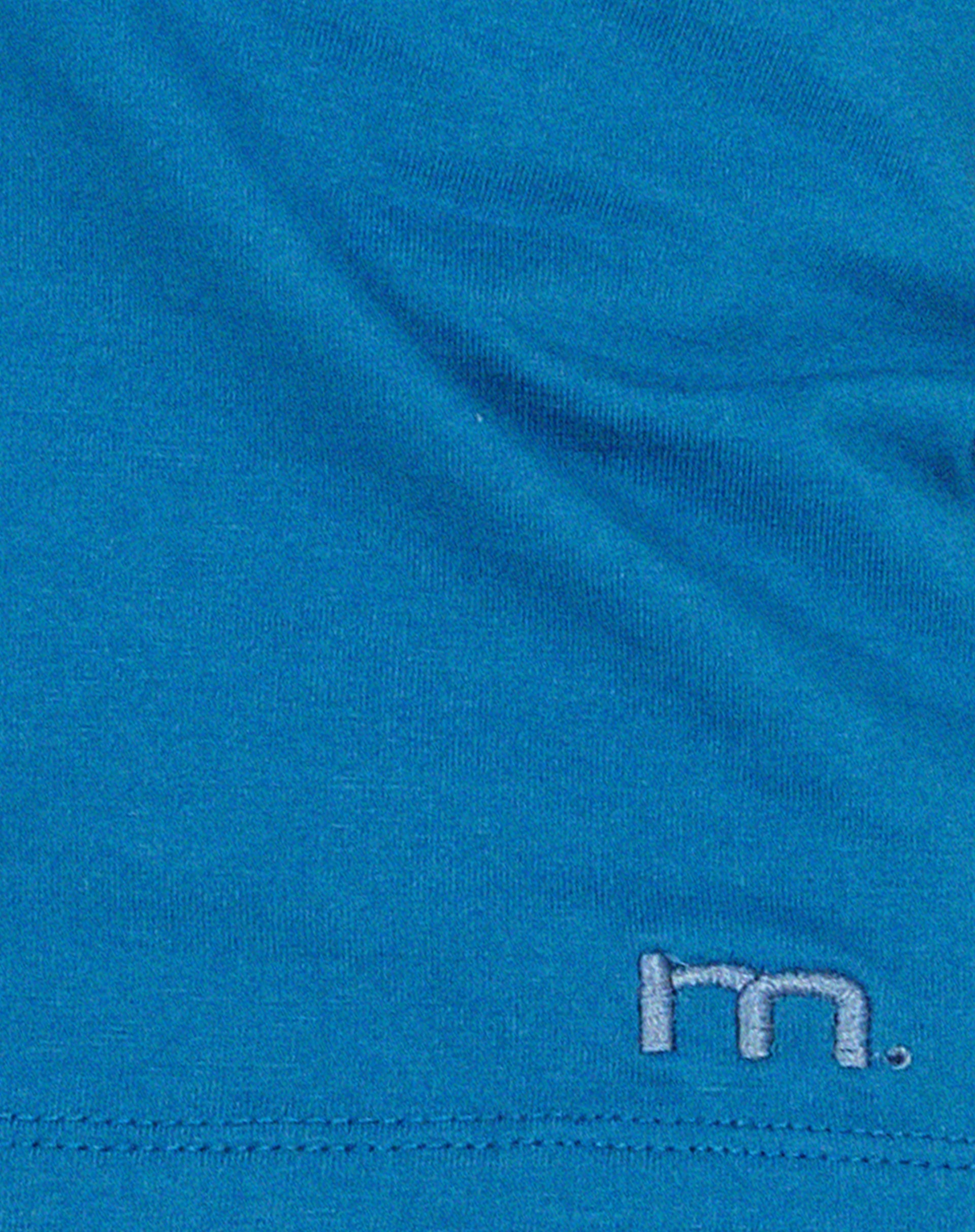Izolde Baby Tee in Mediterranian Blue White