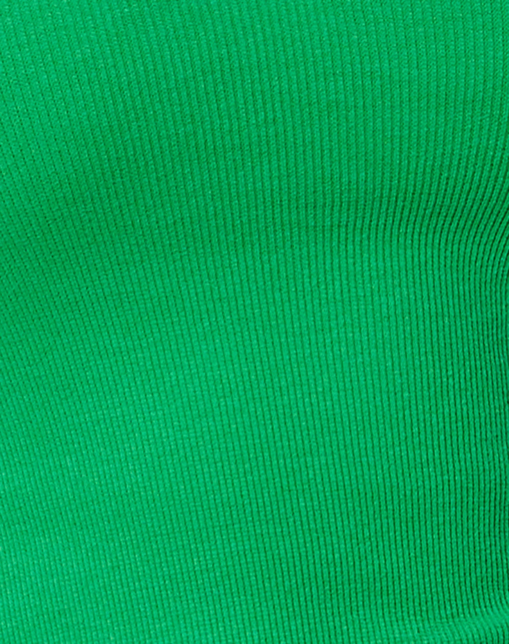Jeeta Mini Dress in Rib Fun Green