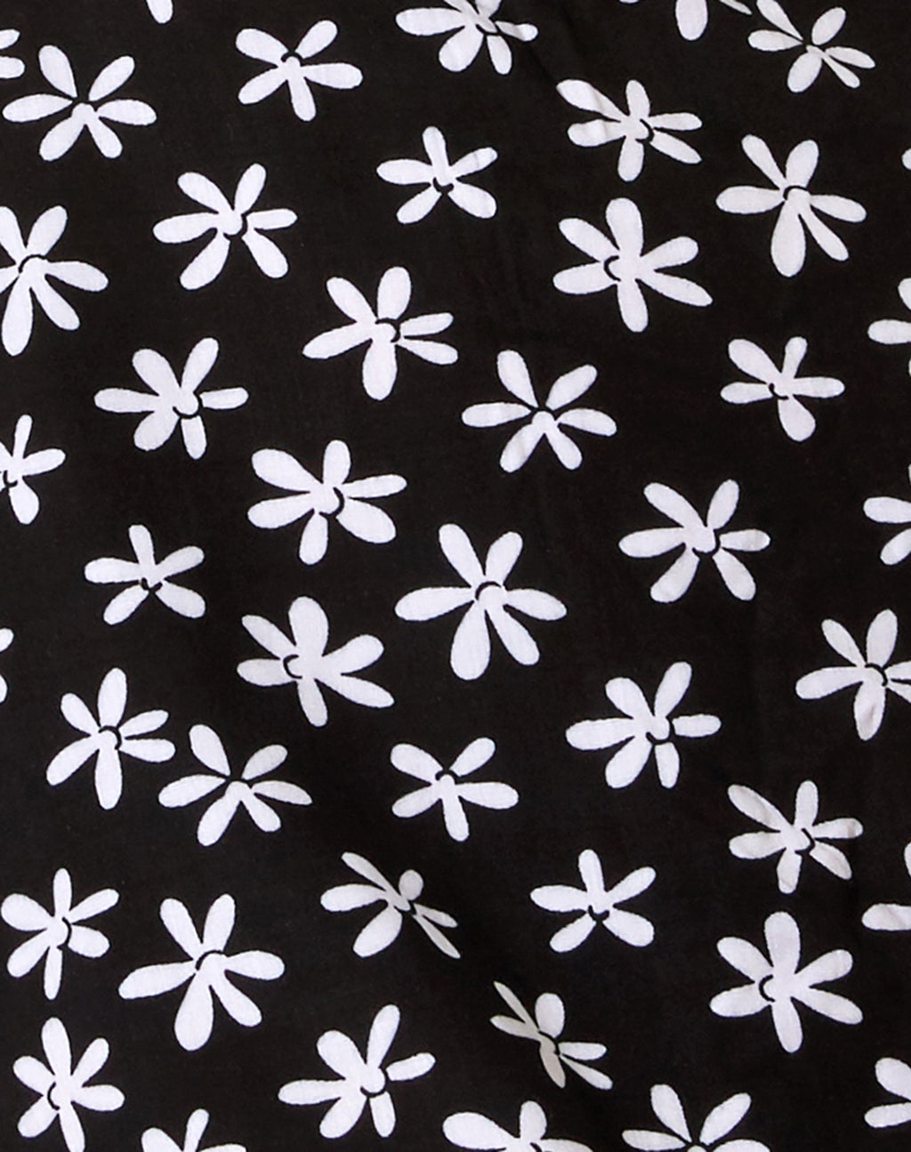 Leana Mini Dress in 90's Daisy Black and White