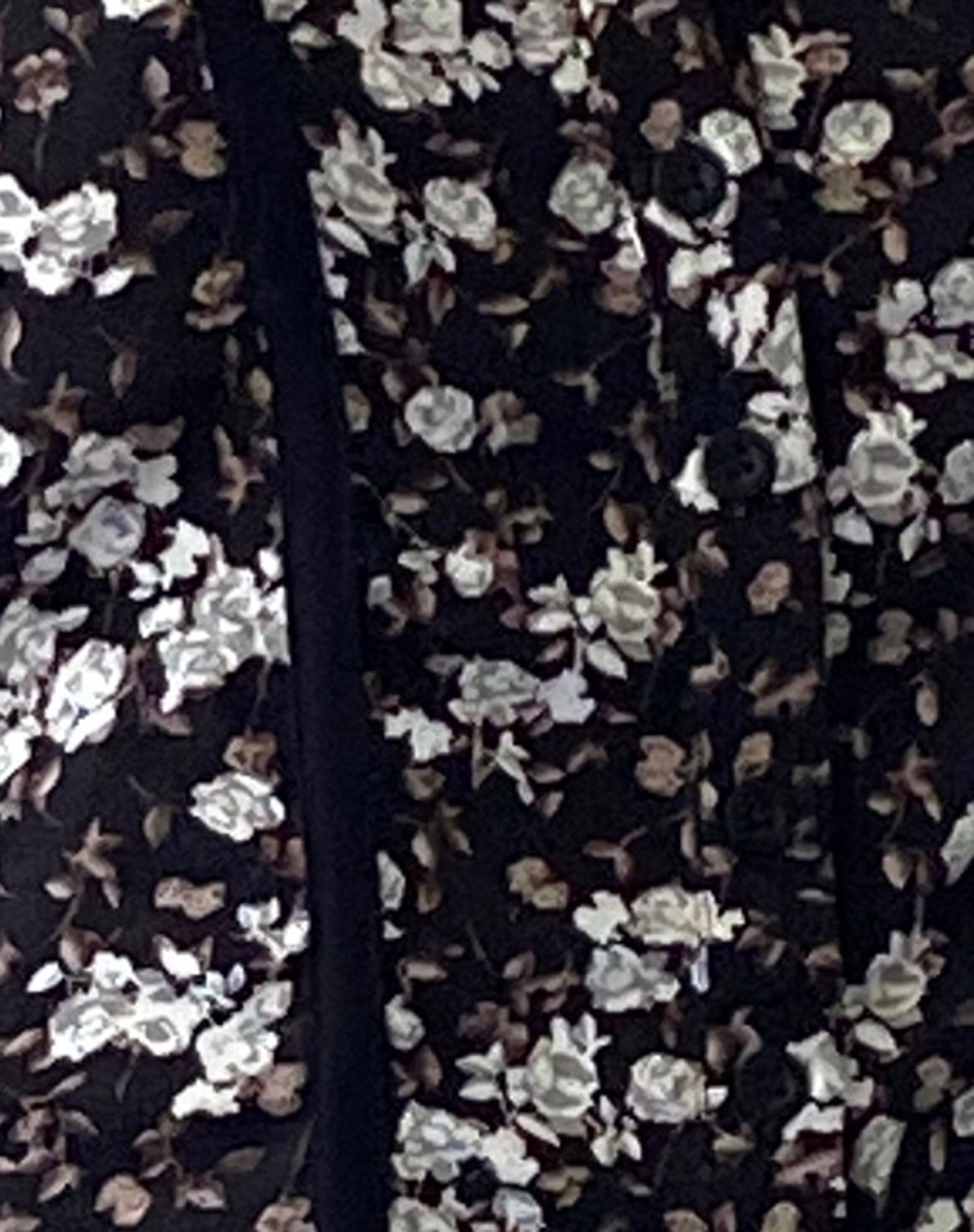 Teres Button Through Top in Dark Wild Flower