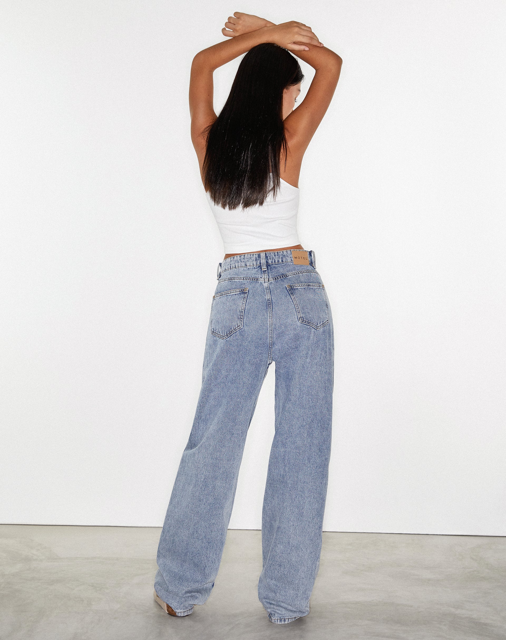 Parallel Jeans in Light Wash Denim