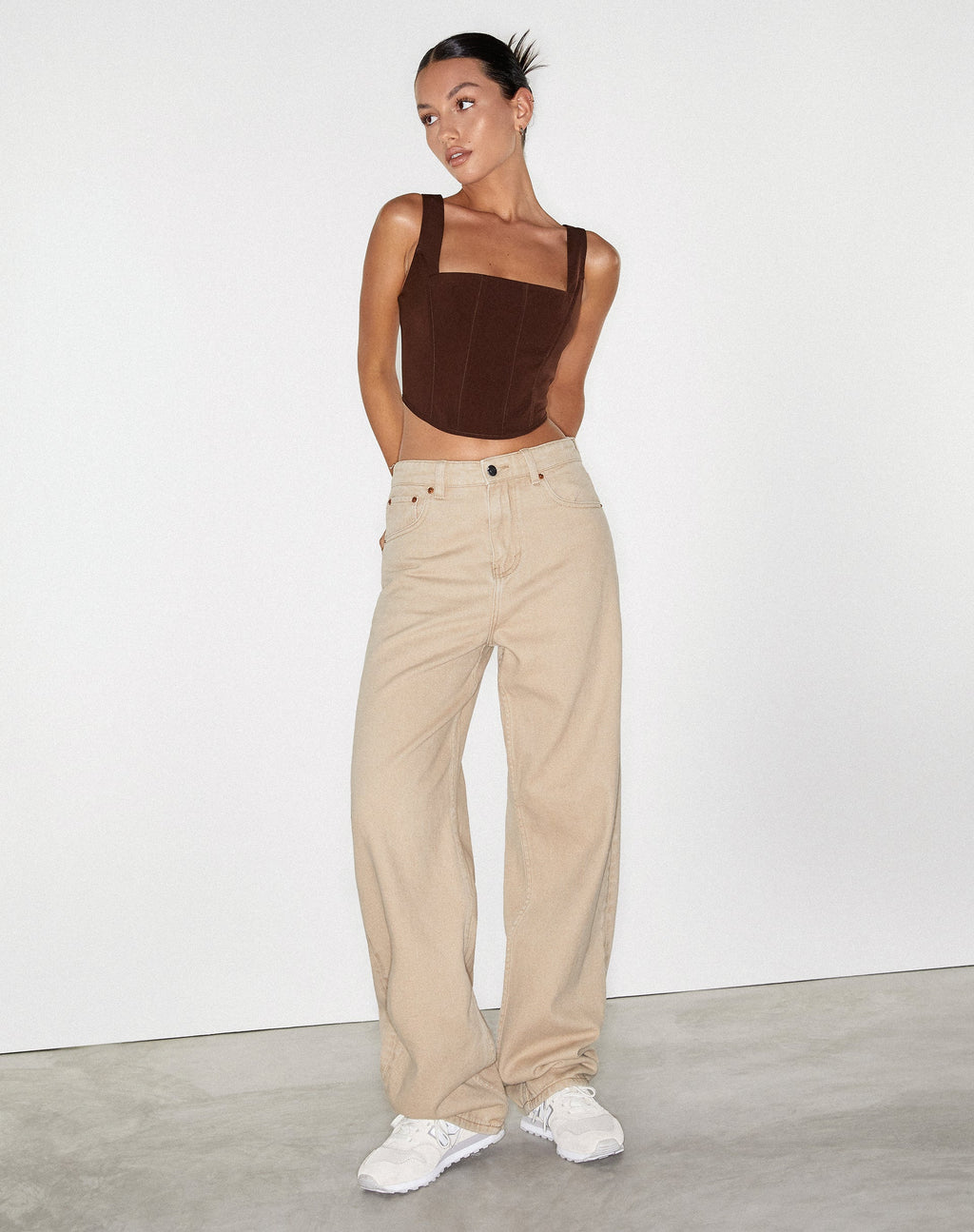 Parallel Jeans in Sand