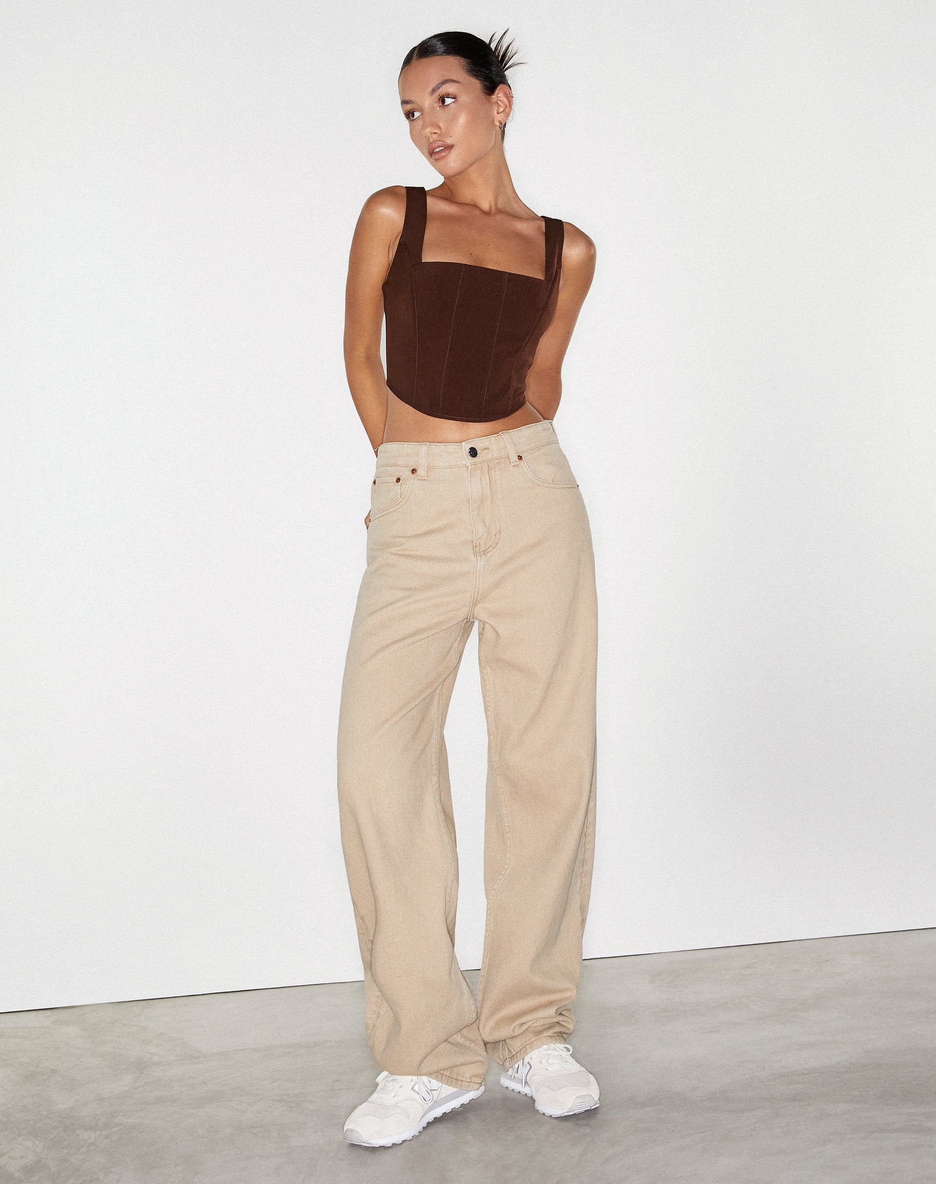 Parallel Jeans in Sand