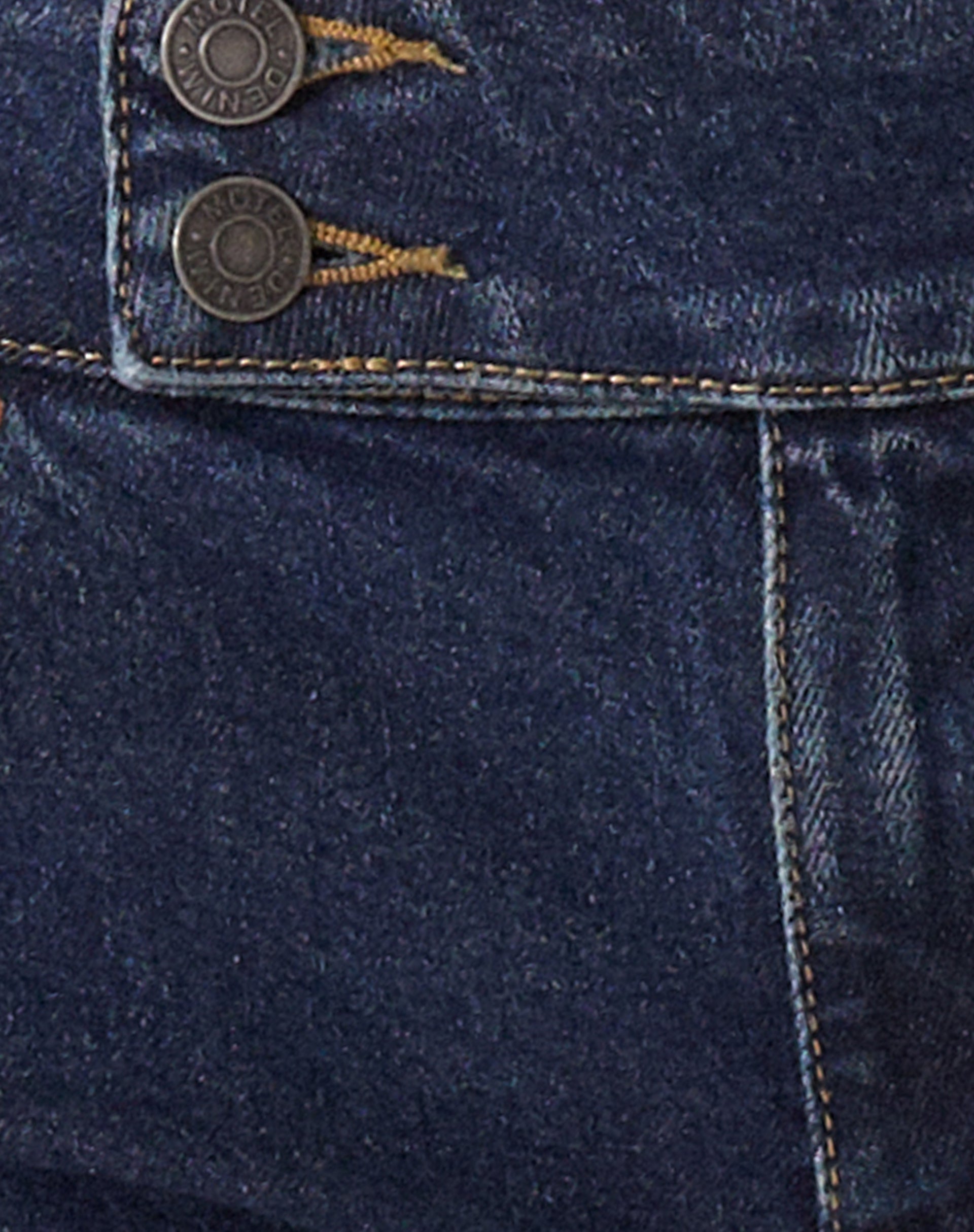 MOTEL X OLIVIA NEILL Low Rise Bootleg Jeans in Dark Vintage Wash