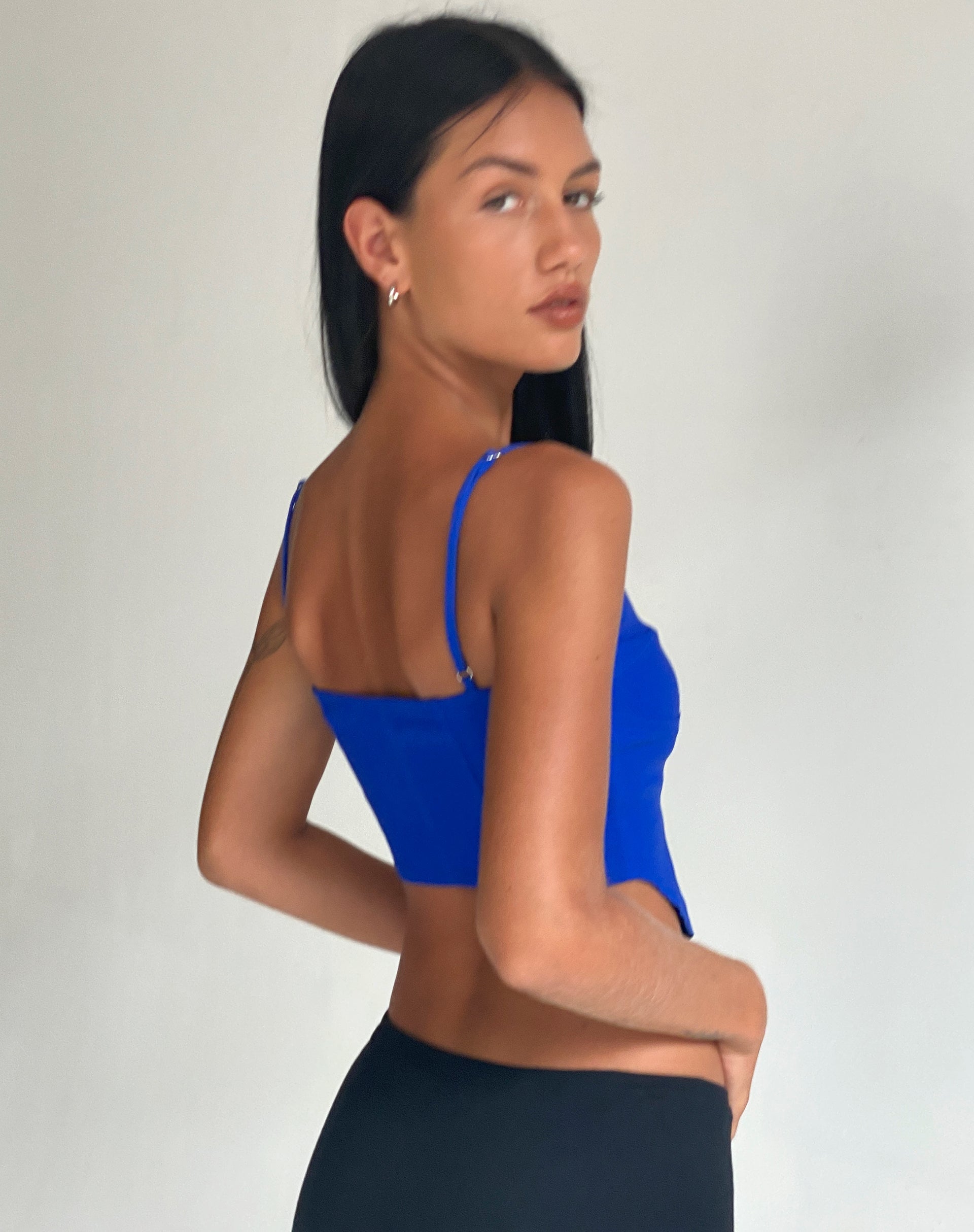 Oleta Cami Top in Cobalt