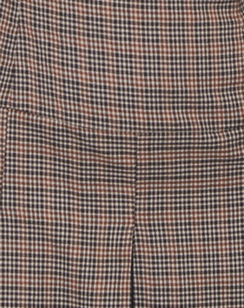 Panola Mini Dress in Micro Check Brown
