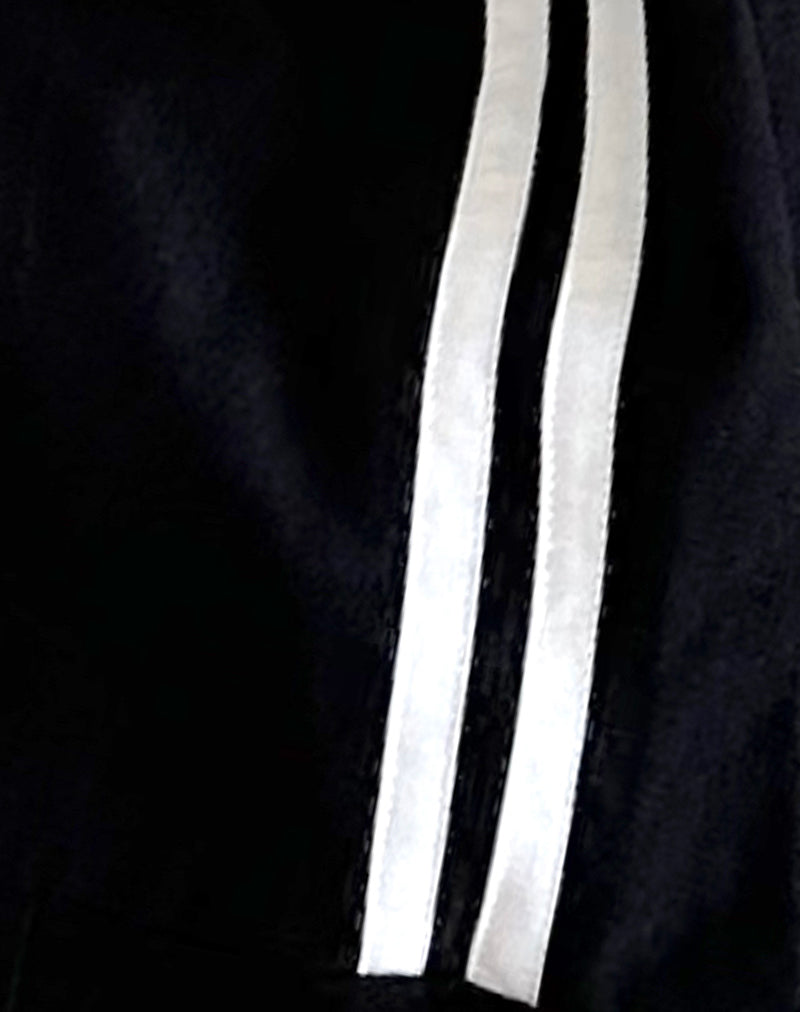 Pardi Canvas Bag in Black with White Stripe