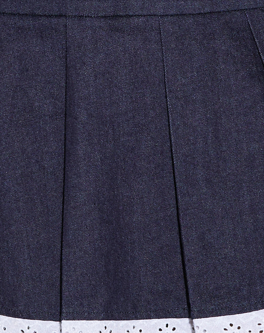 Pramuda Bandeau Mini Dress in Indigo Chambray
