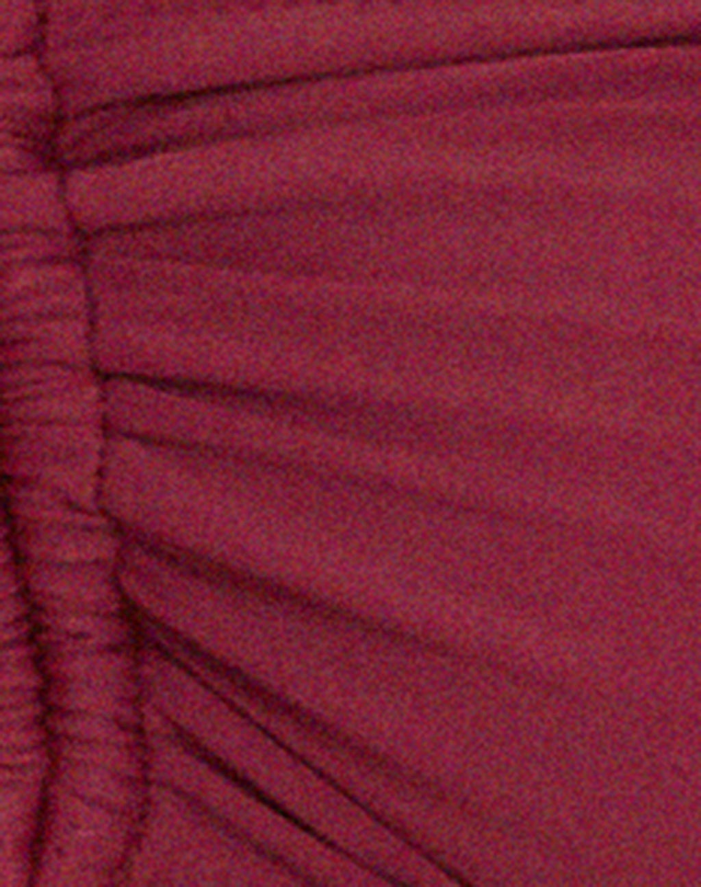 Raqui Beaded Bikini Top in Burgundy