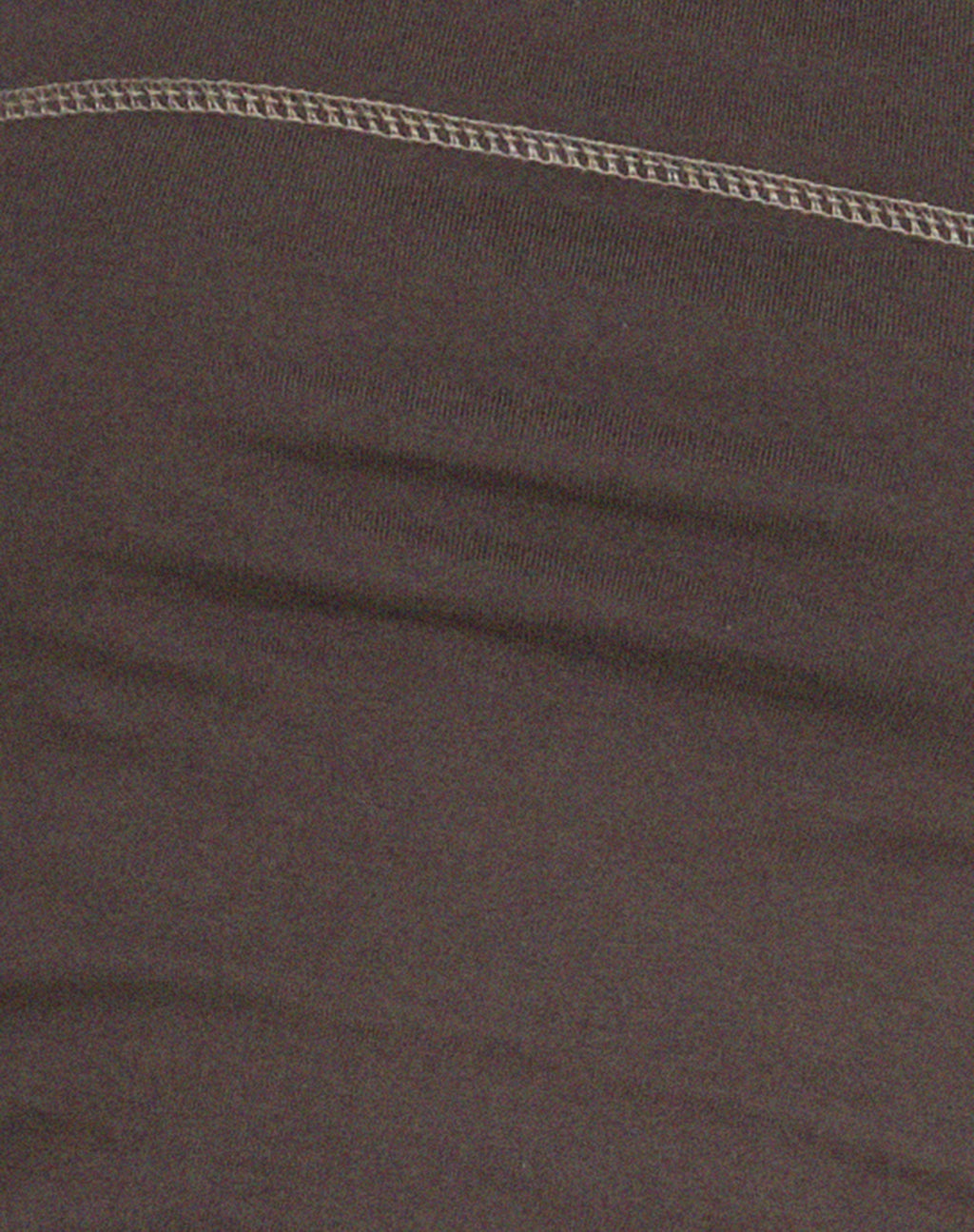 Lan Long Sleeve Top in Gunmetal with Grey Top Stitch