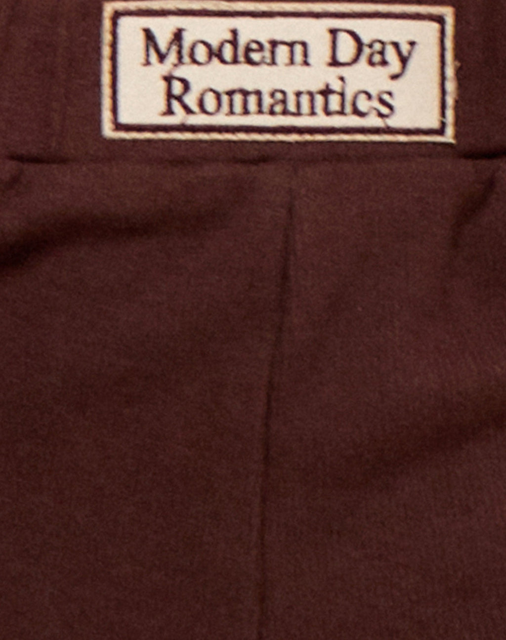Lou Hot Pant in Deep Mahogany Modern Day Label Embro