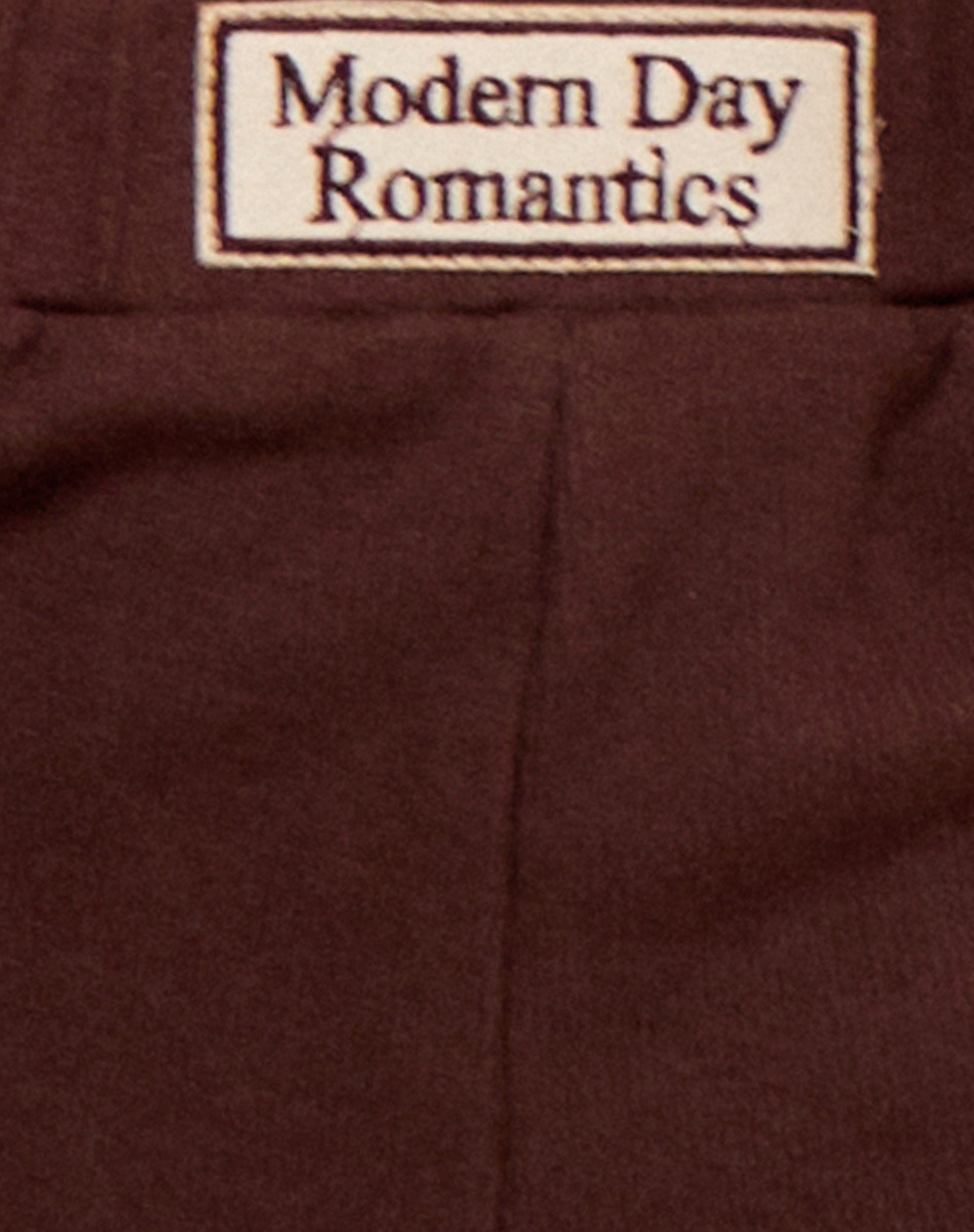 Lou Hot Pant in Deep Mahogany Modern Day Label Embro