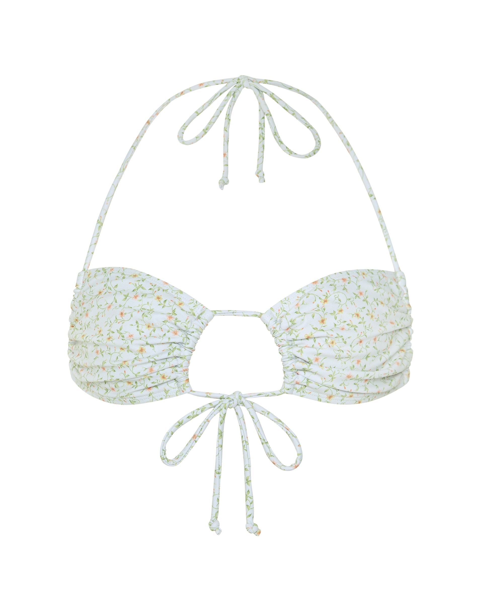 Ricoa Bikini Top in Pretty Petal Ivory
