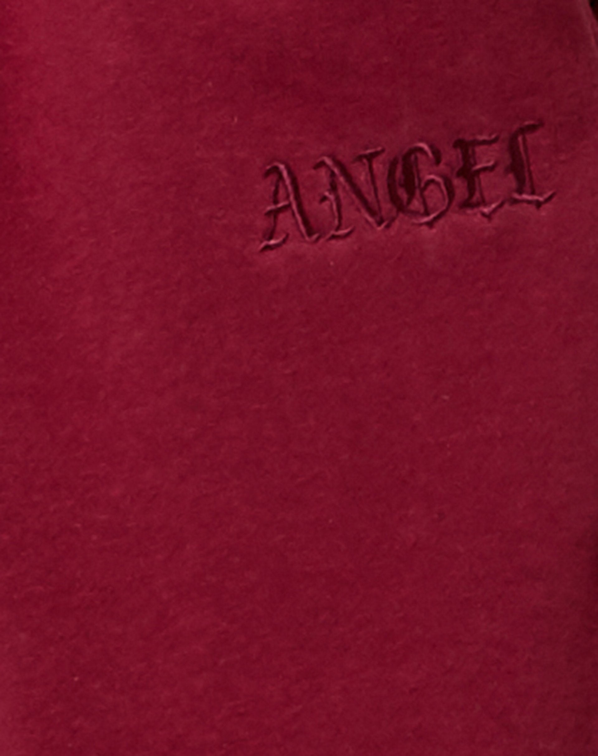 Roider Jogger in Burgundy 'Angel' Embro