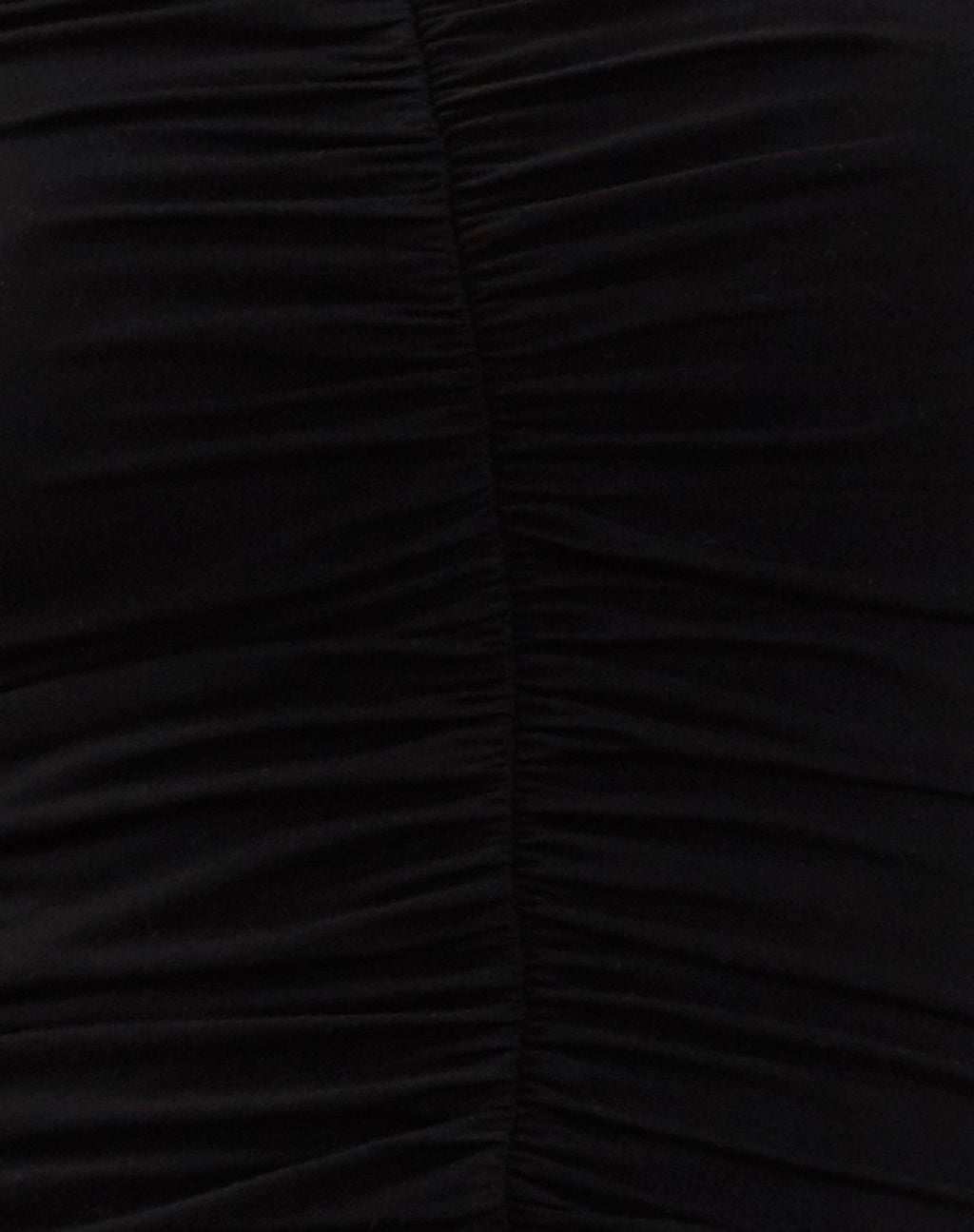 Sajna Ruched Bandeau Top in Black