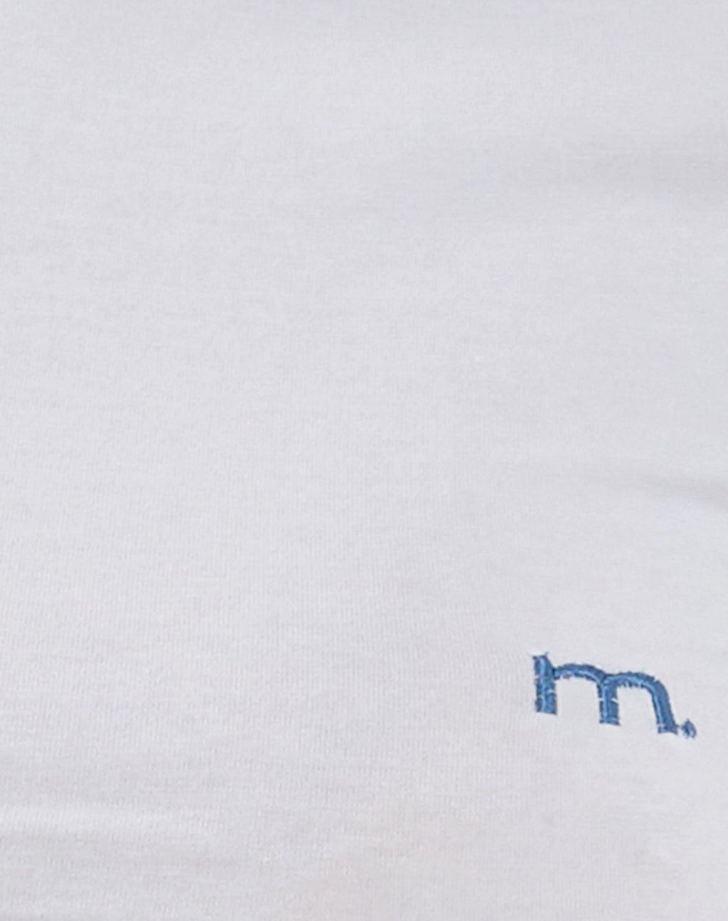 Salda Fitted Baby Tee with Contrast Binding in White