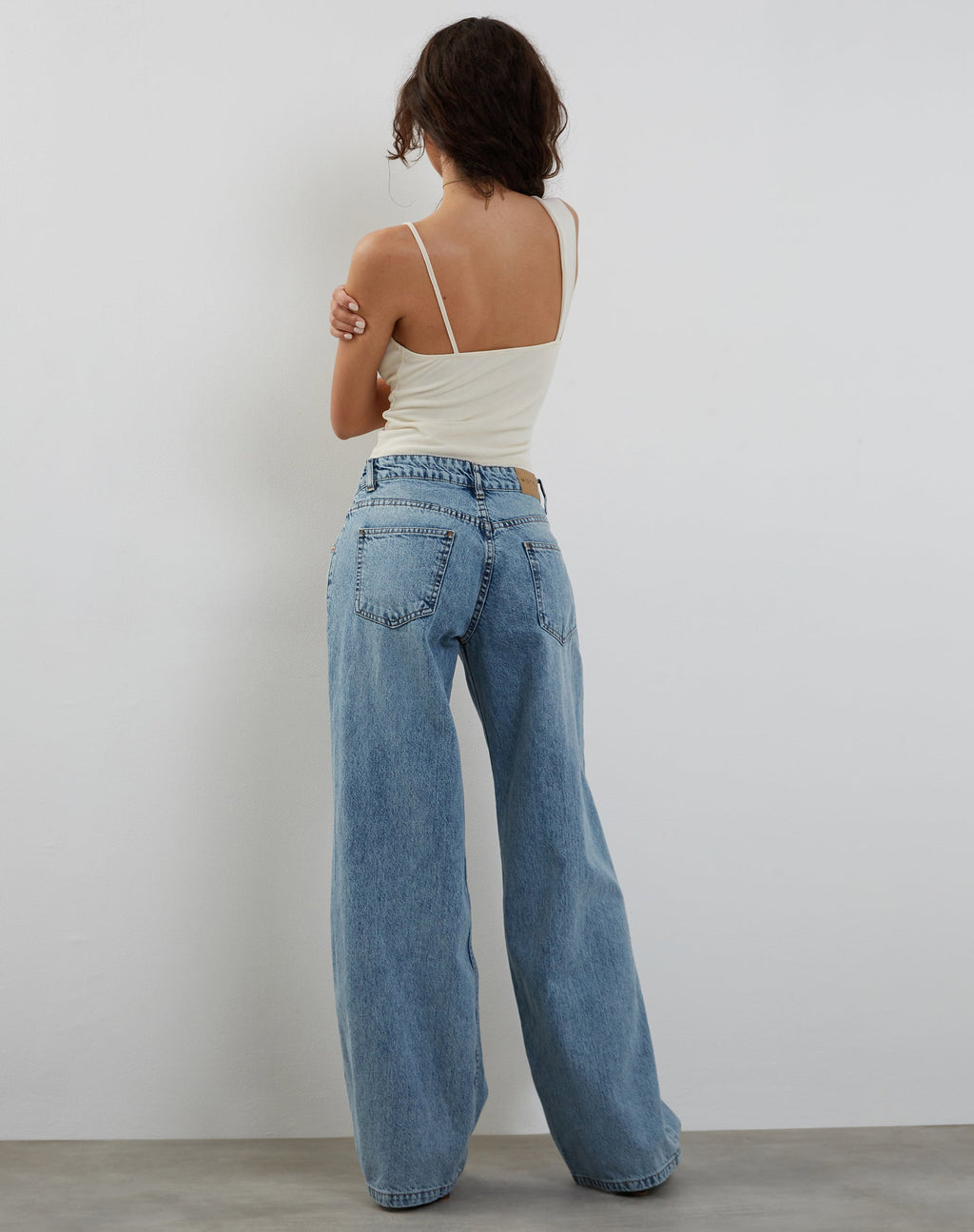 Sambu Top in Mesh Ivory