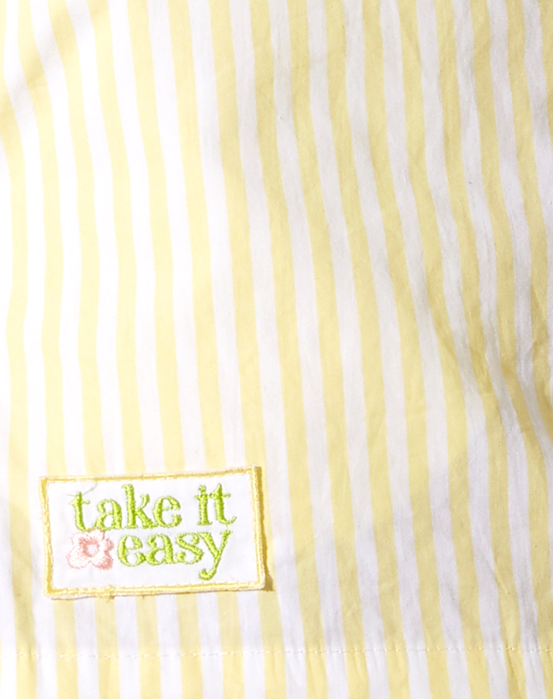 Lala Shorts in Transparent Yellow Take It Easy