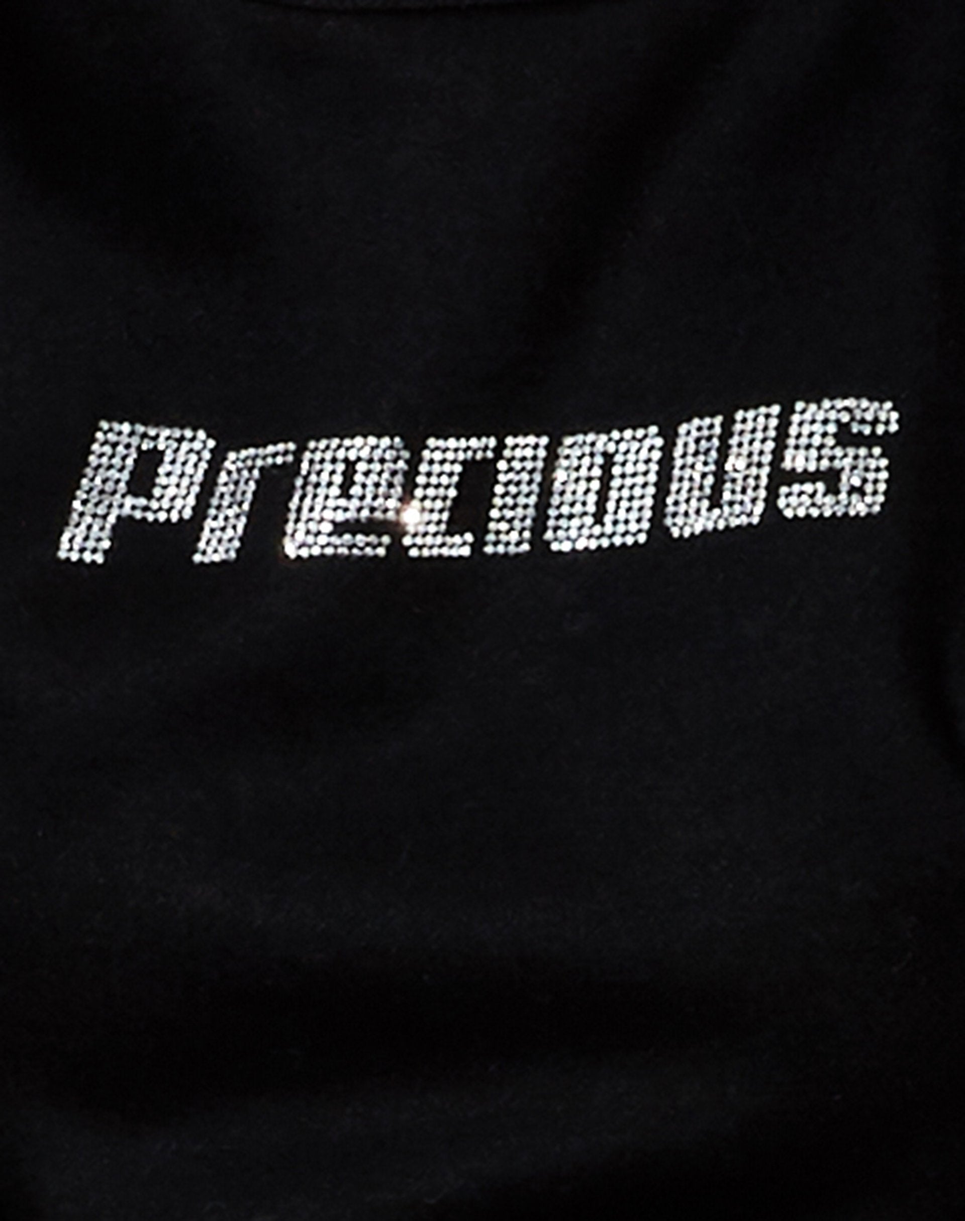 Glora Sweatshirt in Black 'Precious' Hotfix