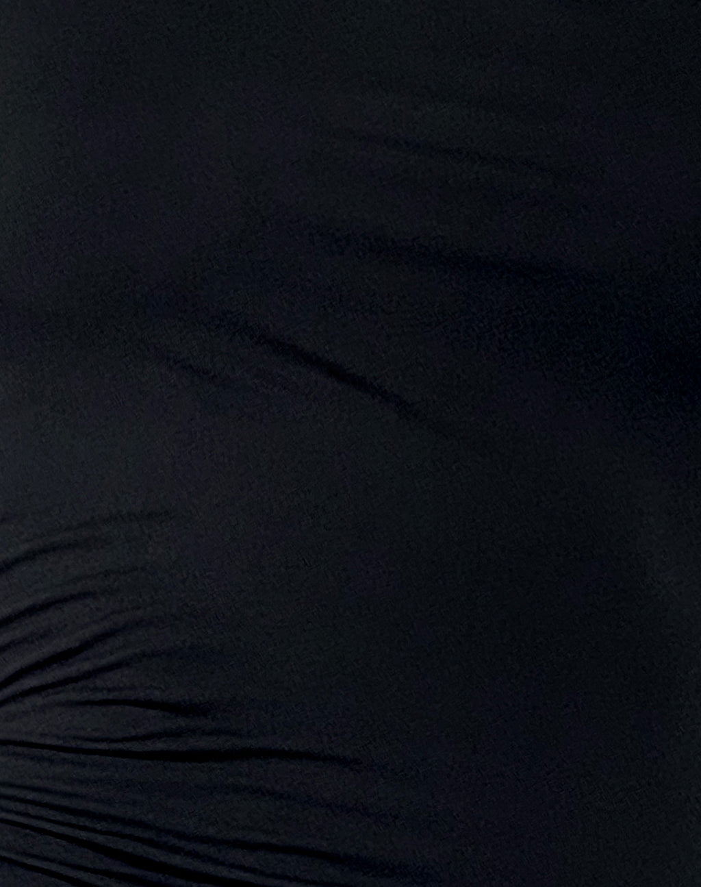 Tapia Hooded Tank Top in Black Slinky
