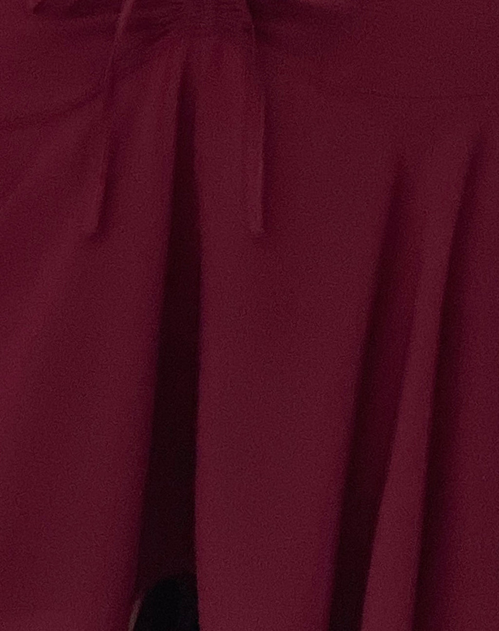 Veny Mini Skirt in Chiffon Oxblood