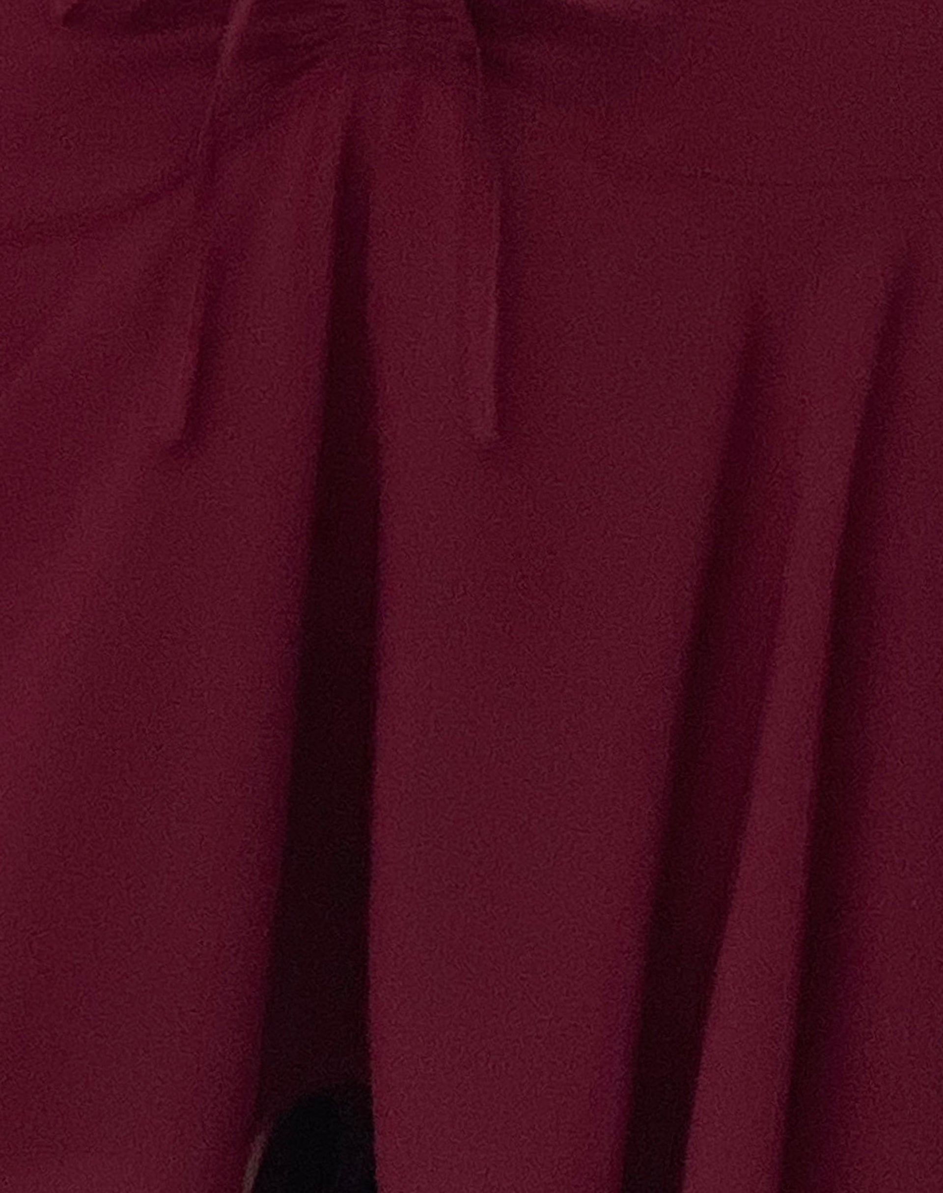 Veny Mini Skirt in Chiffon Oxblood
