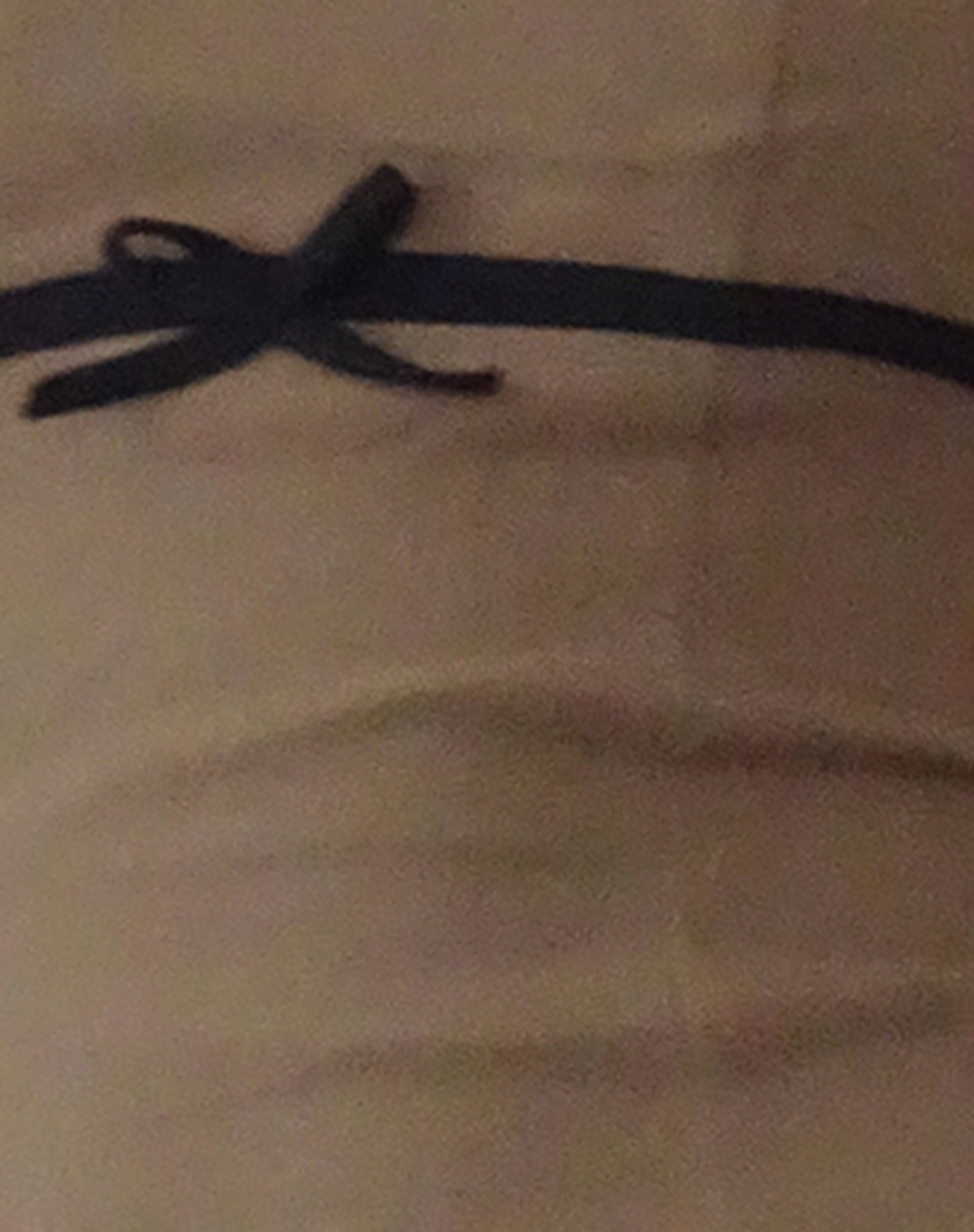 Woyla Bandeau Top in Coco with Black Bow
