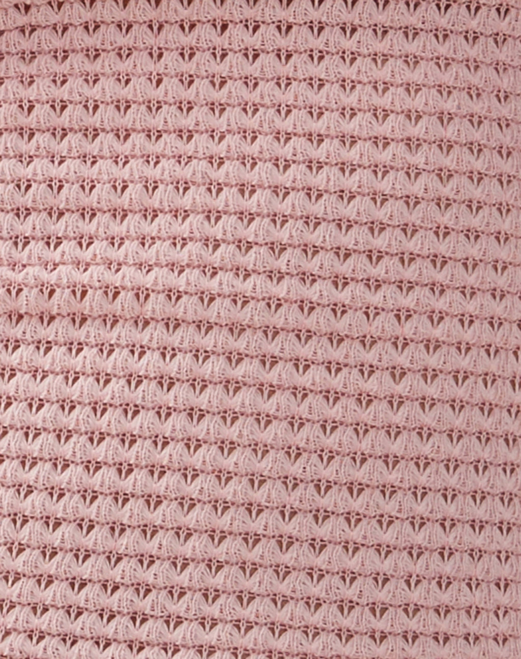 Xiwang Crop Top in Salmon Textured Crochet