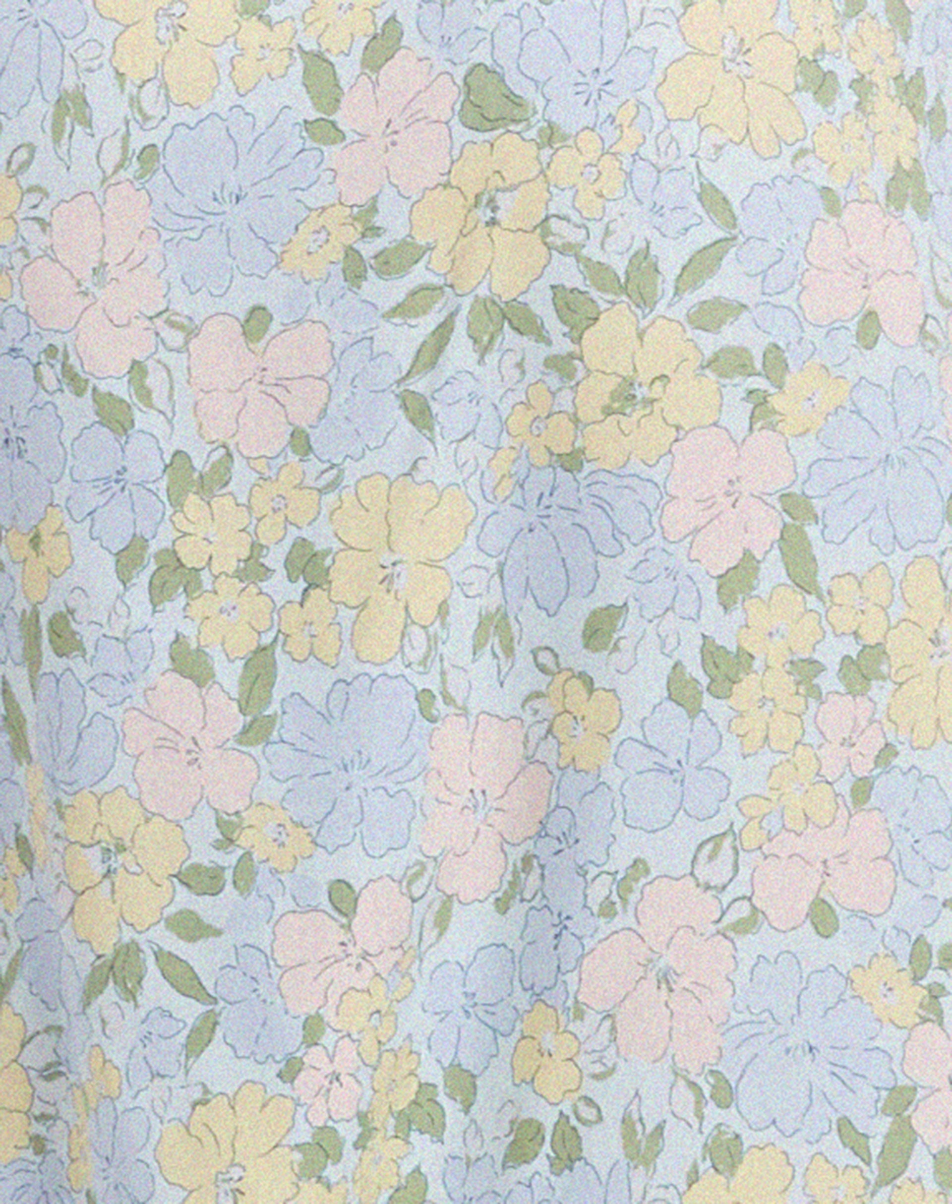 Seko Midi Skirt in Washed Out Pastel Floral